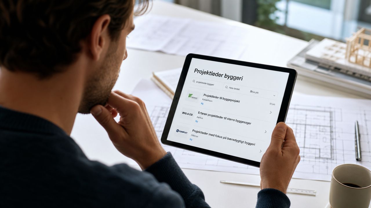 Drømmen om et job som projektleder i byggeriet